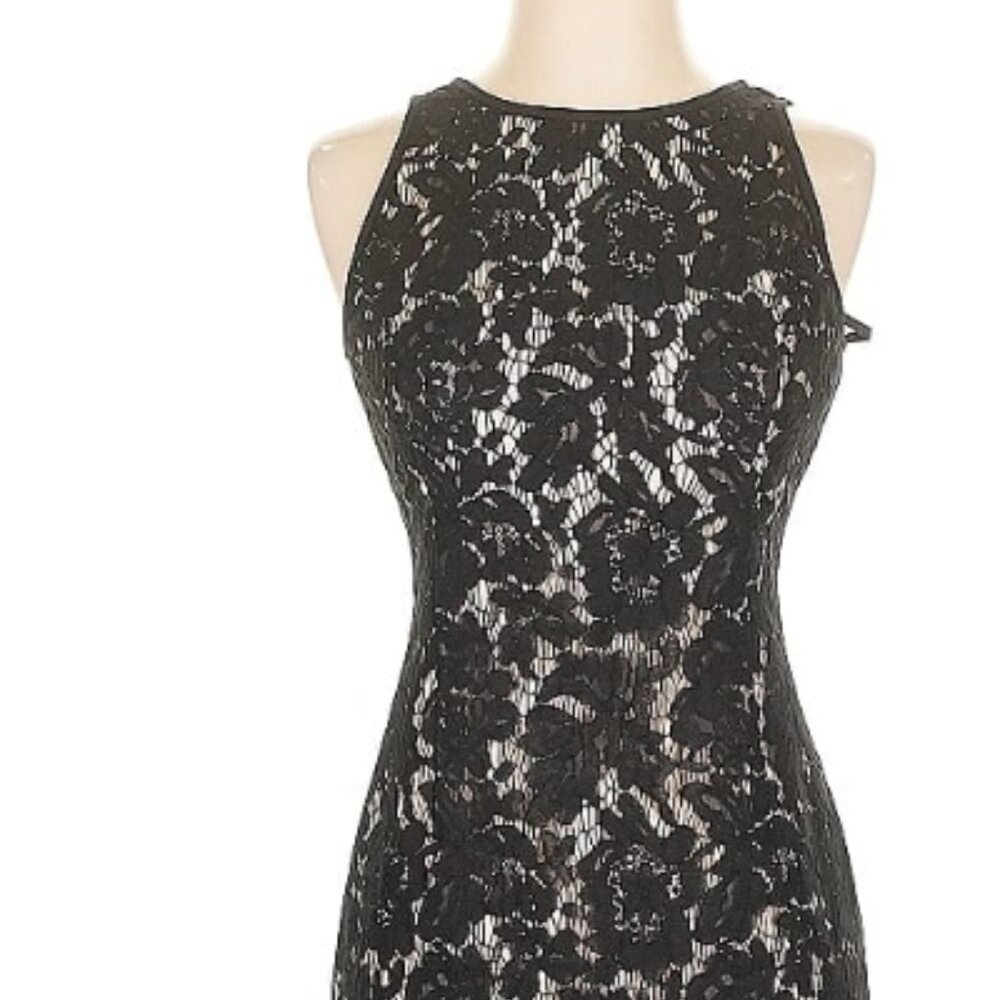 White House Black Market Black Lace Dress